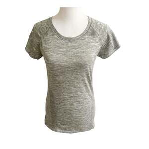 Ryka Women’s Running Top Heathered Green Size Large Fitted Activewear Sporty